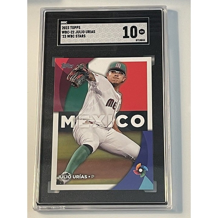 2023 Topps Series 2 World Baseball Classic Julio Urias. WBC-22 Mexico MLB SGC 10