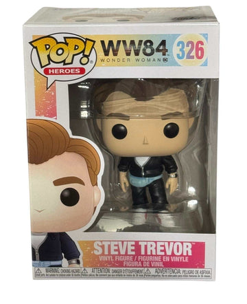 Steve Trevor Funko Pop 326 WW84 Wonder Woman 1984 vinyl figure in box with film-accurate outfit