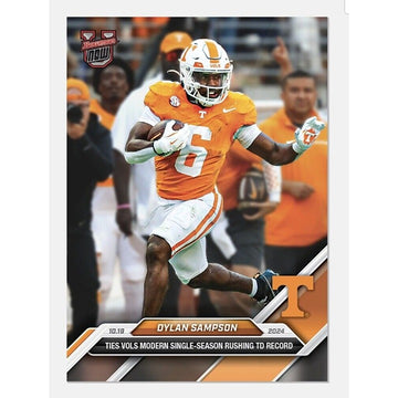 Dylan Sampson RC Ties Vols TD Record 2024 Bowman U Now Football Card 30 - READY!