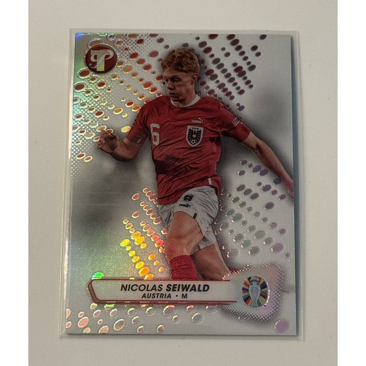 2023 Topps Finest UEFA Road To Euro NICOLAS SEIWALD - Futbol Refractor Soccer #6