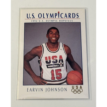 1992 Impel Olympicards: U.S. Olympic Hopefuls Earvin Magic Johnson 11 USA Lakers