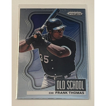 2022 Panini Prizm Frank Thomas* - Old School Card #OS- Prizm - MLB Baseball HOF*