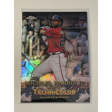 2023 Topps Chrome  Michael Harris II RC Technicolor Card TT-7 MLB Atlanta Braves