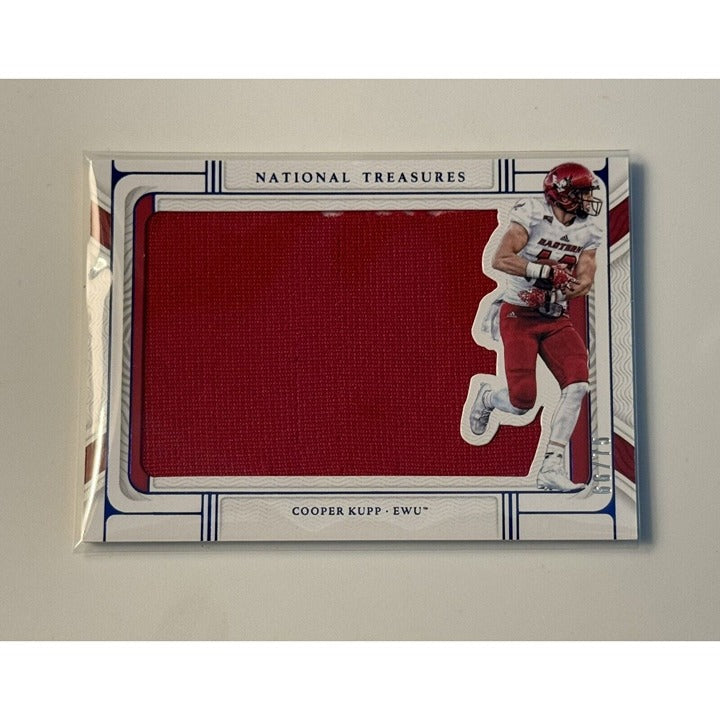 2022 National Treasures Collegiate /75 Cooper Kupp Game Worn Patch - NFL LA Rams