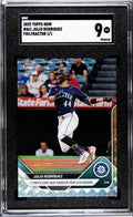 2025 TOPPS NOW Julio Rodriguez Mariners baseball card SGC 9 1/1 rare collectible