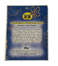 Topps Chrome SpongeBob 25th Anniversary Painty the Pirate S-15 trading card showing episode text back
