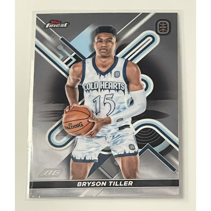 2022-23 Topps Finest OTE Bryson Tiller* RC Basketball OTE Rookie #31 Cold Hearts