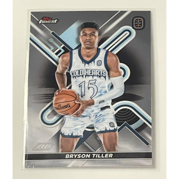 2022-23 Topps Finest OTE Bryson Tiller* RC Basketball OTE Rookie #31 Cold Hearts