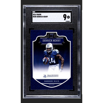 2016 Panini Football DERRICK HENRY RC Knights Templar NFL Rookie Card #300 SGC 9