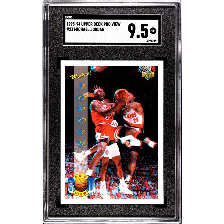 1993 Upper Deck Pro View 3-D Michael Jordan* #23 NBA Chicago Bulls HOF - SGC 9.5