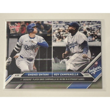 2024 MLB Topps Now Shohei Ohtani Roy Campanella Card #347 - MLB LA Dodgers Blue*