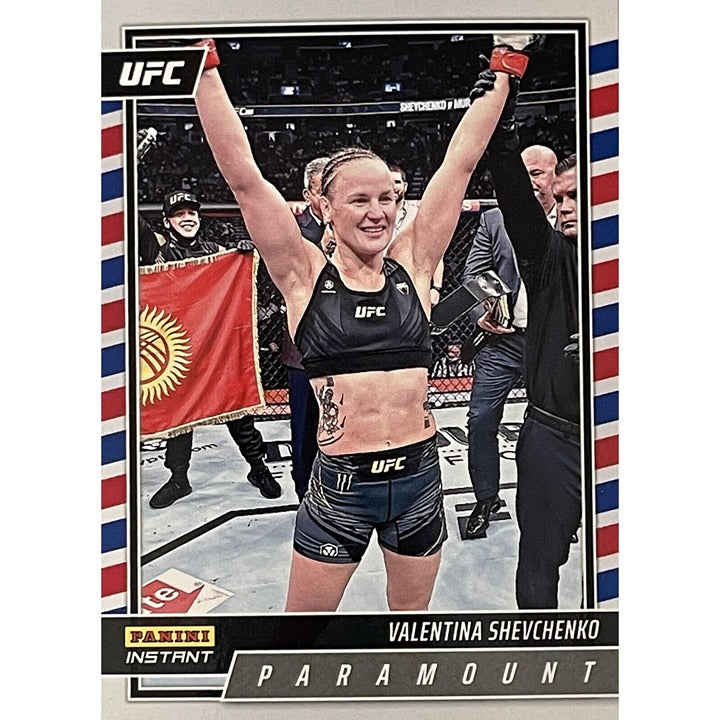 VALENTINA SHEVCHENKO 2022 Panini Instant - UFC Paramount Card #P29 MMA - SP /700