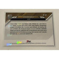 Stephon Castle RC 2024 Topps Now San Antonio Spurs rookie card back view D-3