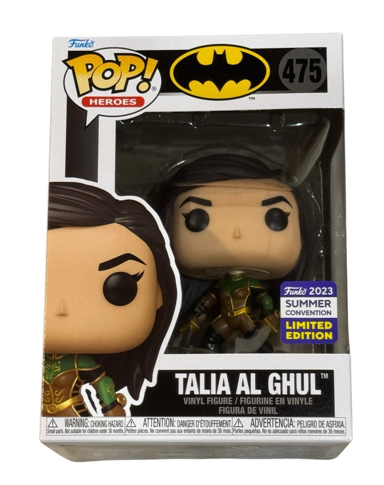 Funko Pop Talia Al Ghul 475 DC Villain Summer Convention Limited Edition Vinyl Figure in Box