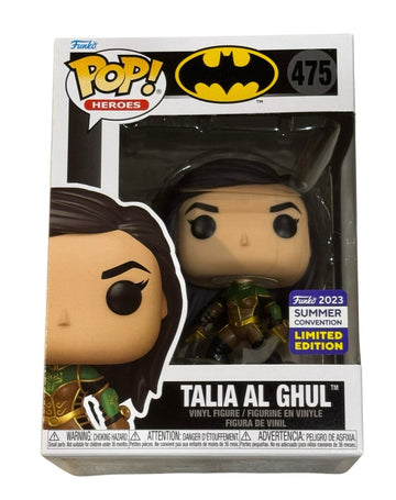 Funko Pop Talia Al Ghul 475 DC Villain Summer Convention Limited Edition Vinyl Figure in Box