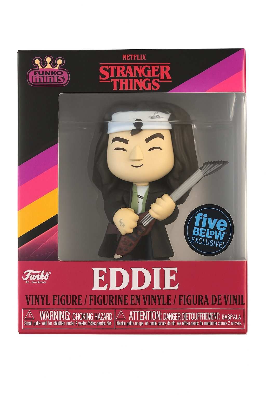 Funko Minis Stranger Things Eddie Munson vinyl figure sealed Five Below exclusive