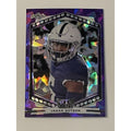 Jahan Dotson 2022 Leaf Metal Draft Purple Crystals Parallel NFL trading card with hologram and rookie features