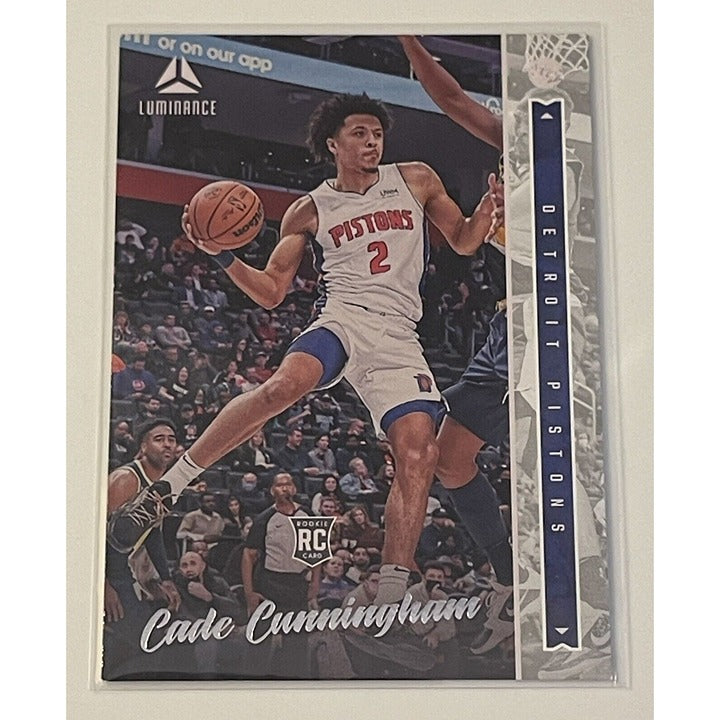 2021-22 Panini Chronicles Luminance Cade Cunningham Rookie NBA Pistons Card #240