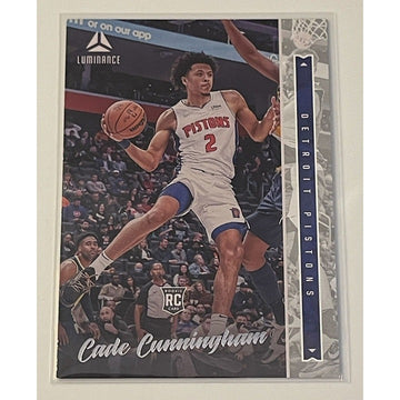 2021-22 Panini Chronicles Luminance Cade Cunningham Rookie NBA Pistons Card #240
