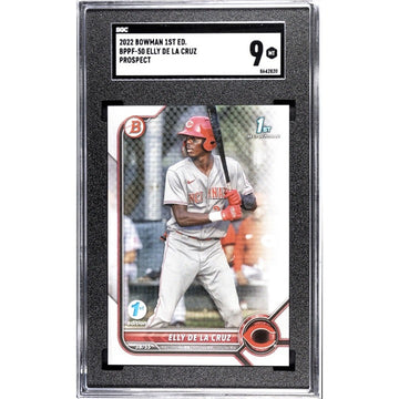 ELLY DE LA CRUZ RC* 2022 Bowman Paper 1st Edition Prospect MLB Reds Rookie SGC 9
