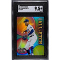 2024 Mookie Betts Topps Chrome Tech Refractor graded SGC 9.5 baseball card featuring LA Dodgers player with chrome parallel design