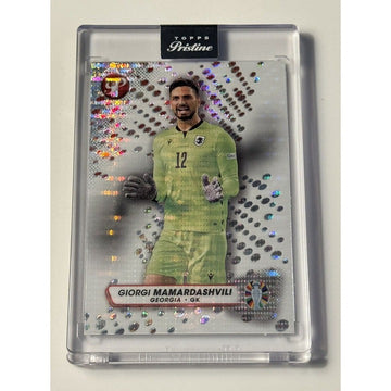 2023 Topps Pristine GIORGI MAMARDASHVILI Encased Pristine Refractor #60 Georgia*