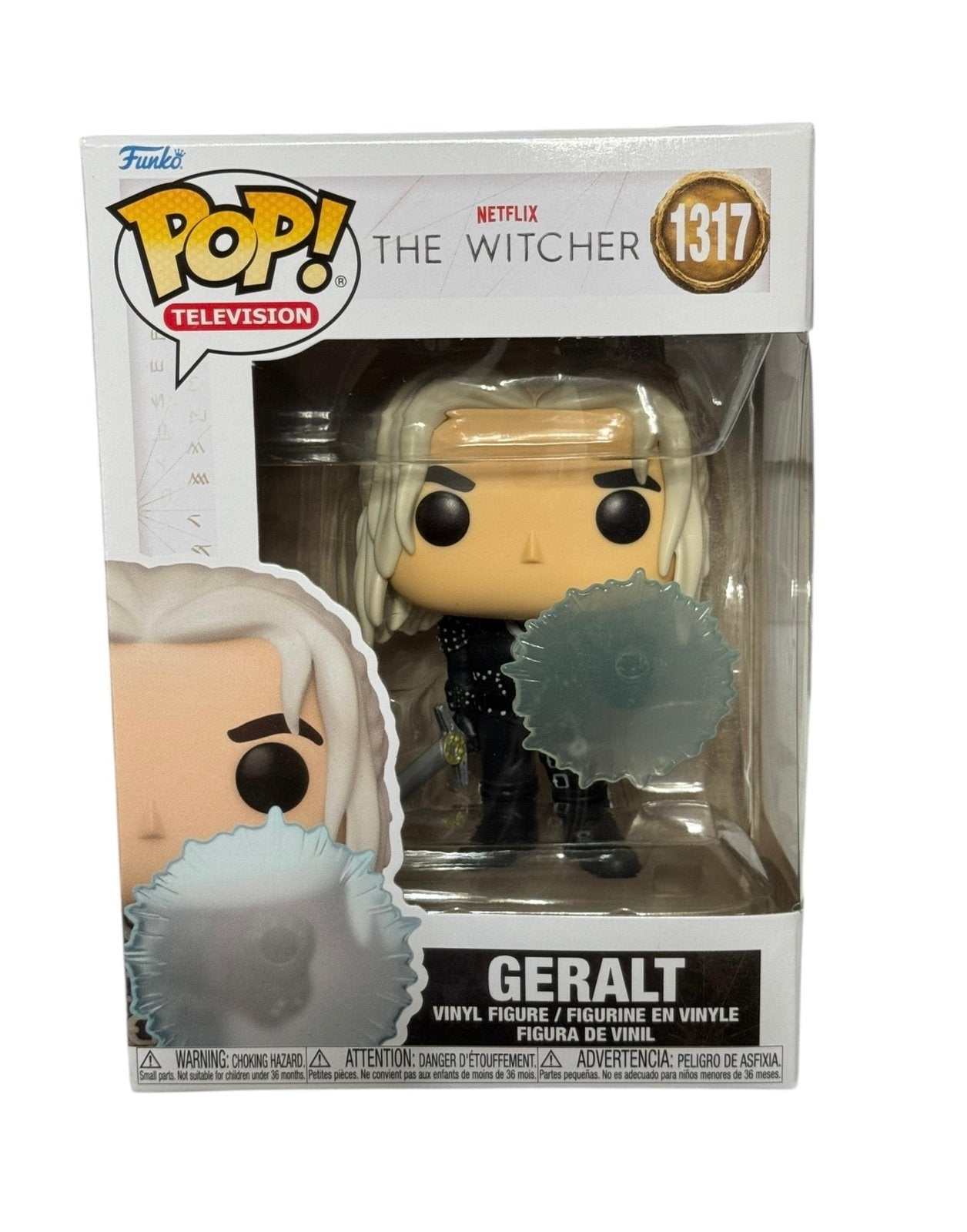 Geralt Funko Pop 1317 The Witcher Netflix sword attack edition figure in box