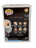 Geralt Funko Pop 1317 The Witcher Netflix sword attack edition figure in box with shelf wear