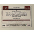 NELSON CRUZ 2022 Topps X Juan Soto Curated Set #40 Nationals limited edition green baseball card