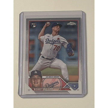 2023 Topps Chrome Bobby Miller Rc MLB Los Angeles Dodgers #USC192 - Rookie Card*