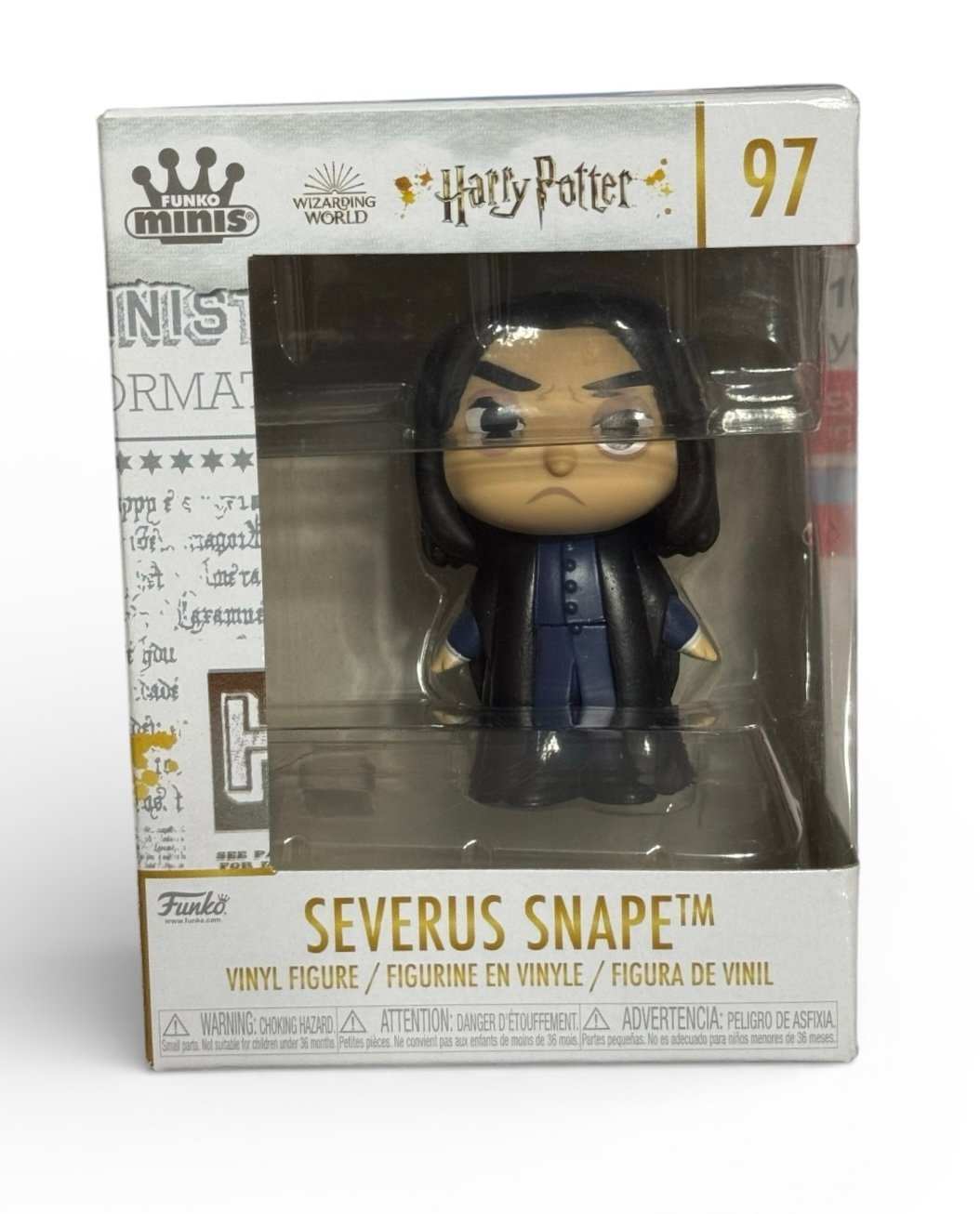 Funko Minis Harry Potter Severus Snape vinyl figure No 97 collectible in packaging