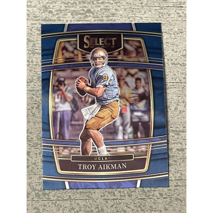 2022 PANINI SELECT DRAFT PICKS BLUE #55 TROY AIKMAN CONCOURSE UCLA BRUINS QB HOF