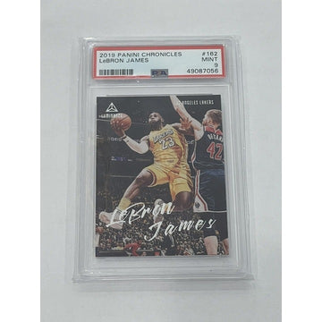 2019-20 Chronicles Luminance LeBron James Teal Parallel #162 NBA Lakers - PSA 9*