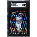 2024 Topps Chrome Raywave Sparkle Refractor Matt Olson baseball card graded SGC 10 with Braves uniform design
