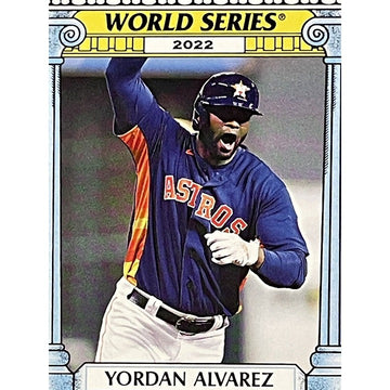 Yordan Alvarez* - 2022 Topps Throwback Thursday WORLD SERIES* - Astros #136 MLB*