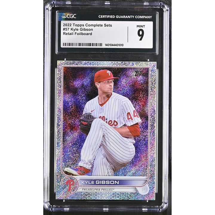 2022 - Topps Complete Sets - MLB - Philadelphia Phillies - Kyle Gibson #57 CGC 9