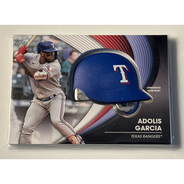 2022 Topps Series 2 Adolis Garcia* - Commemorative Batting Helmet Rangers #BH-AG