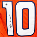 Bo Nix RC signed Denver Broncos orange jersey with Beckett 인증