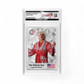 2023 Ric Flair The Nature Boy Legends Series silver coin graded NGCX 10 with full-color image of Ric Flair in red robe