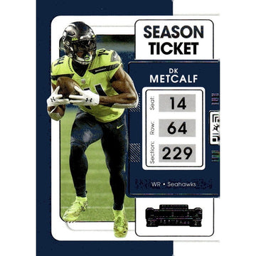 2021 Panini Contenders DK Metcalf* NFL Seattle Seahawks Football Ticket Card #86