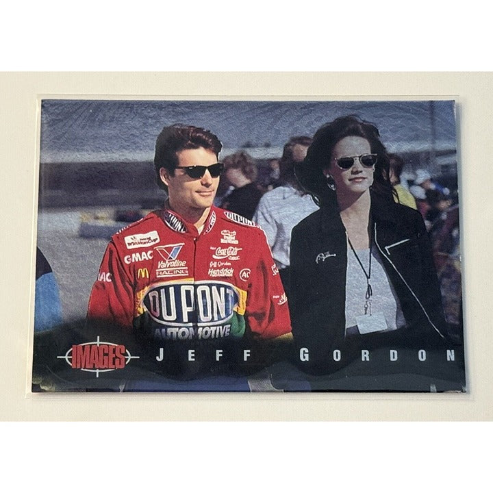 1995 Classic Finish Line Jeff Gordon 95 Silver Card #24 Dupont #24 - Winston Cup