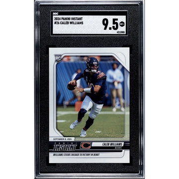 /4525 2024 Panini Instant Rookie Card - Caleb Williams RC #26  NFL Bears SGC 9.5