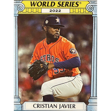 Christian Javier* 2022 Topps Throwback Thursday MLB World Series Astros #138 SP*