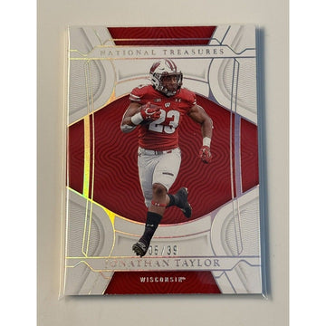 2022 Panini National Treasures Jonathan Taylor Collegiate /35 NFL/Wisconsin #23*