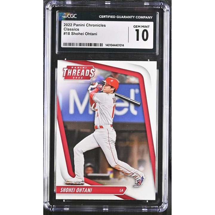 2022 Panini Chronicles Classics -MLB Los Angeles Angels Shohei Ohtani #18 CGC 10
