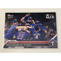 2023 MLB Topps Now Texas Rangers ALCS Champs limited edition baseball card