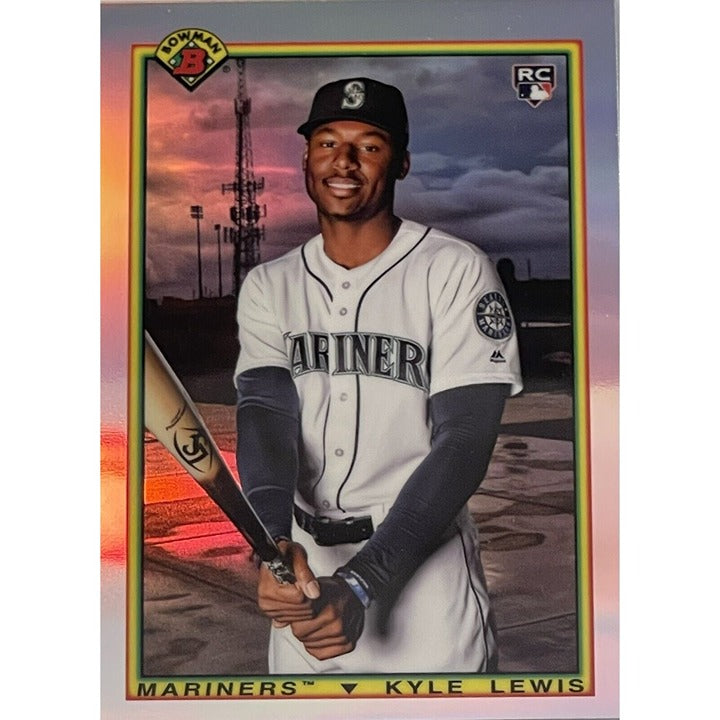2020 Bowman Chrome Kyle Lewis* RC 1990 Retro Rookie #90B-KL MLB Seattle Mariners