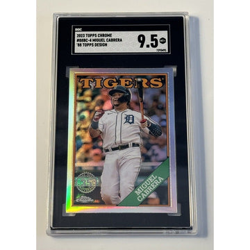 2023 Topps Chrome Set 2 Framber Valdez Refractor Card #342 MLB Astros - SGC 9.5*