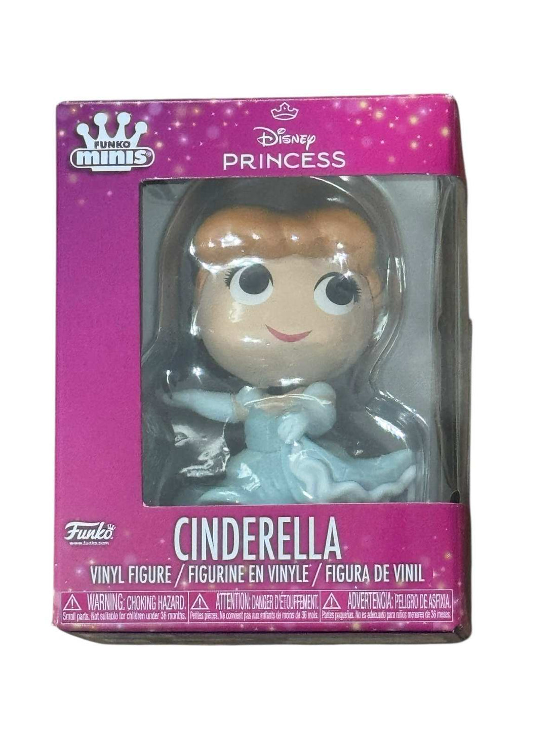 Funko Minis Disney Princess Cinderella vinyl figure in blue gown collectible packaging