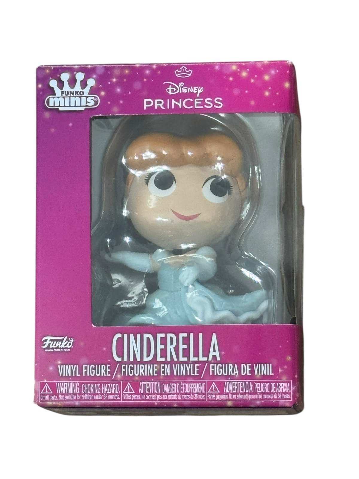 Funko Minis Disney Princess Cinderella vinyl figure in blue gown collectible packaging
